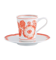 CORALINA COFFEE CUP AND SAUCER Vista Alegre