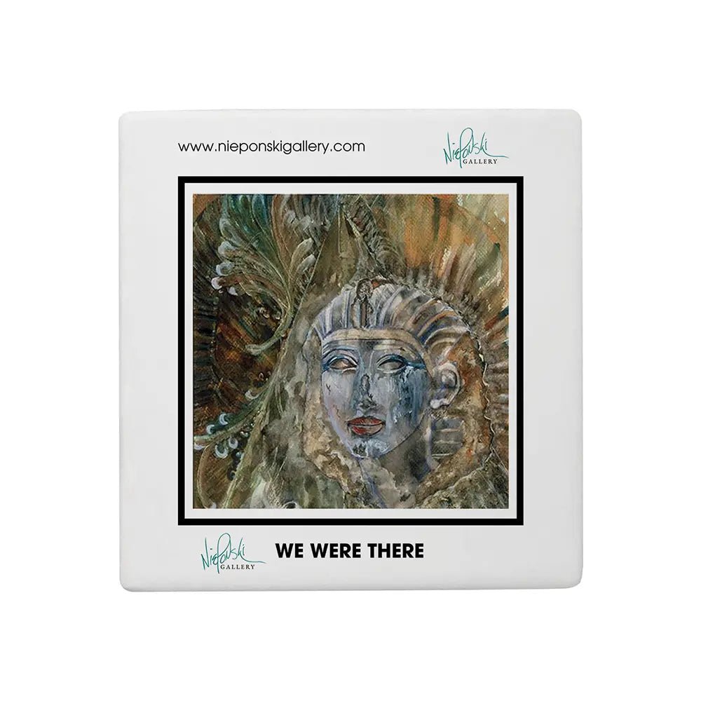 We were there - square coaster Nieponski Gallery