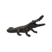Wild Crocodile in Black by Richard Orlinski 99 ex Daum