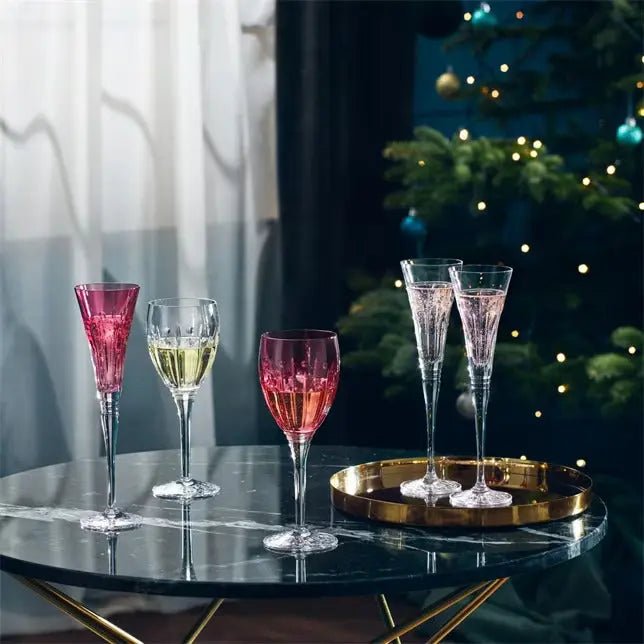 Winter Wonders Wine Color Rose Crystal House