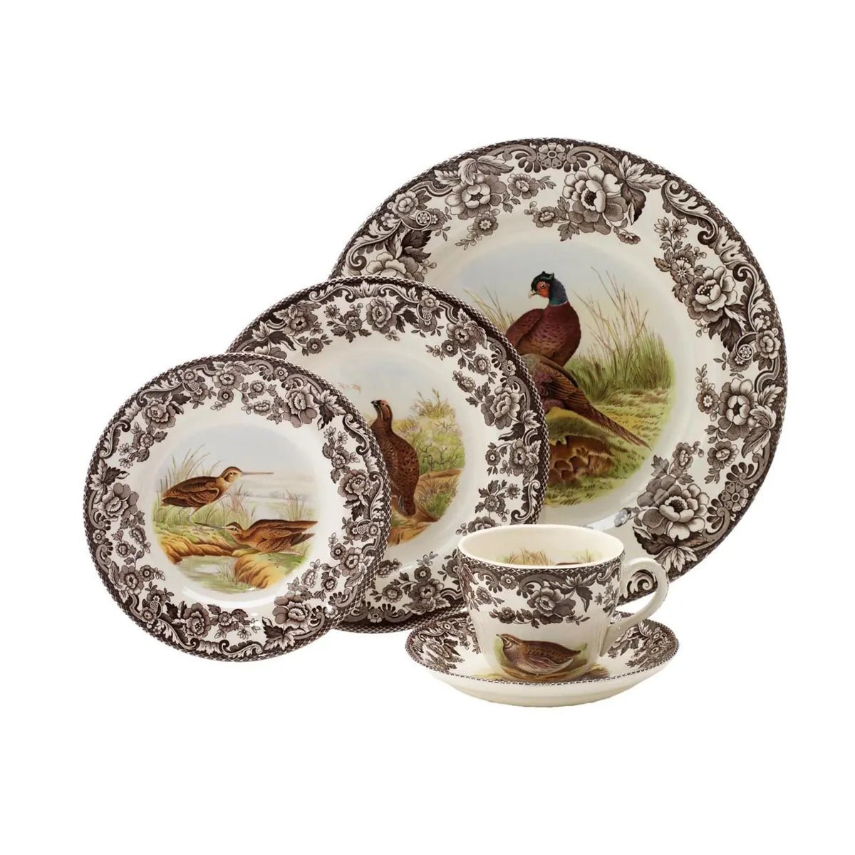 Woodland 5 Piece Place Setting Spode - Crystal House