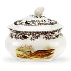 Woodland Dinnerware / Serveware / Bakeware Covered Sugar Bowl (Snipe/Pintail) Spode