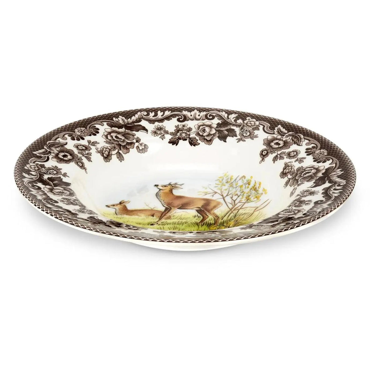 Woodland Dinnerware / Serveware / Bakeware Soup Plate (Deer) Spode