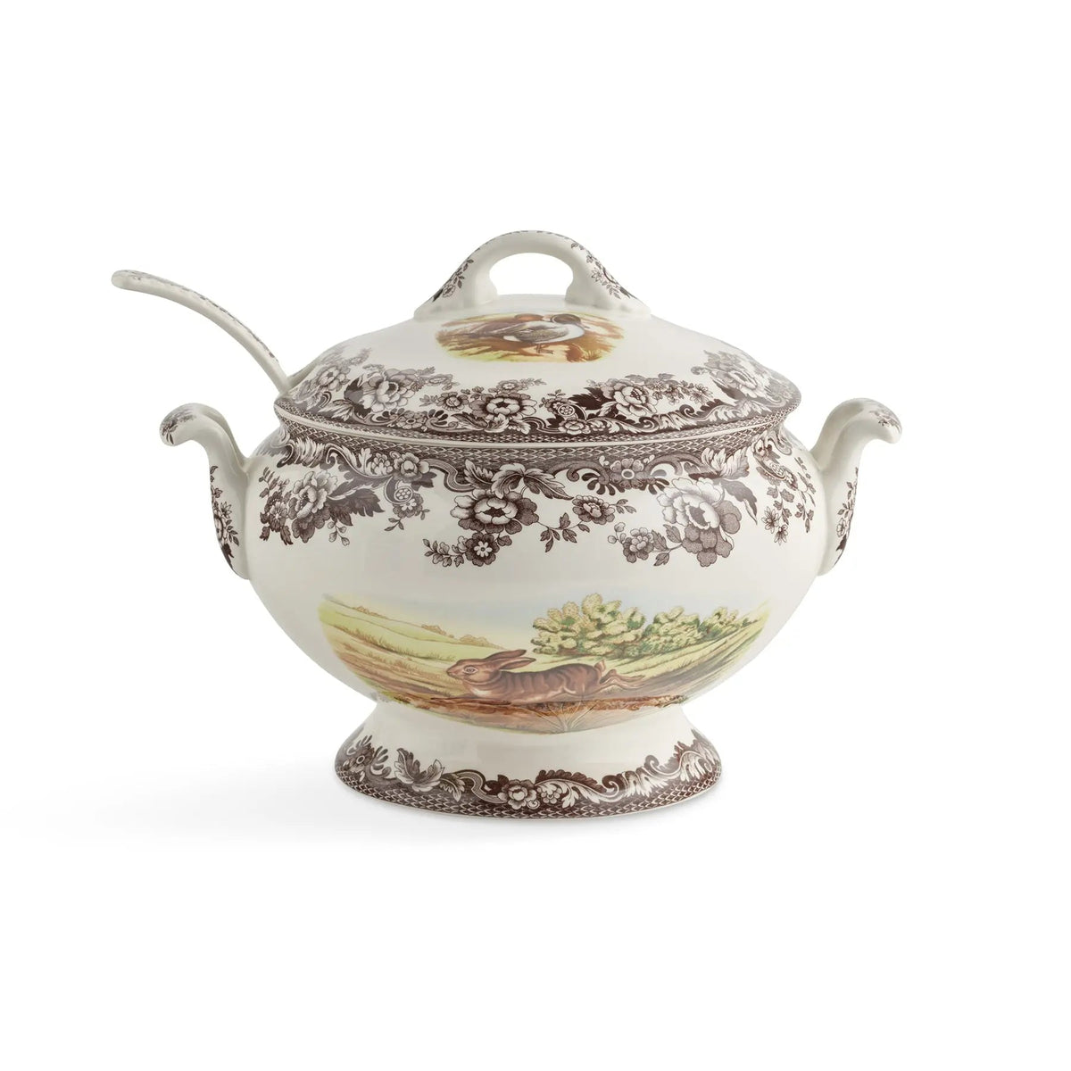 Woodland Dinnerware / Serveware / Bakeware Soup Tureen & Cover (Rabbit/Quail/Pintail) Spode