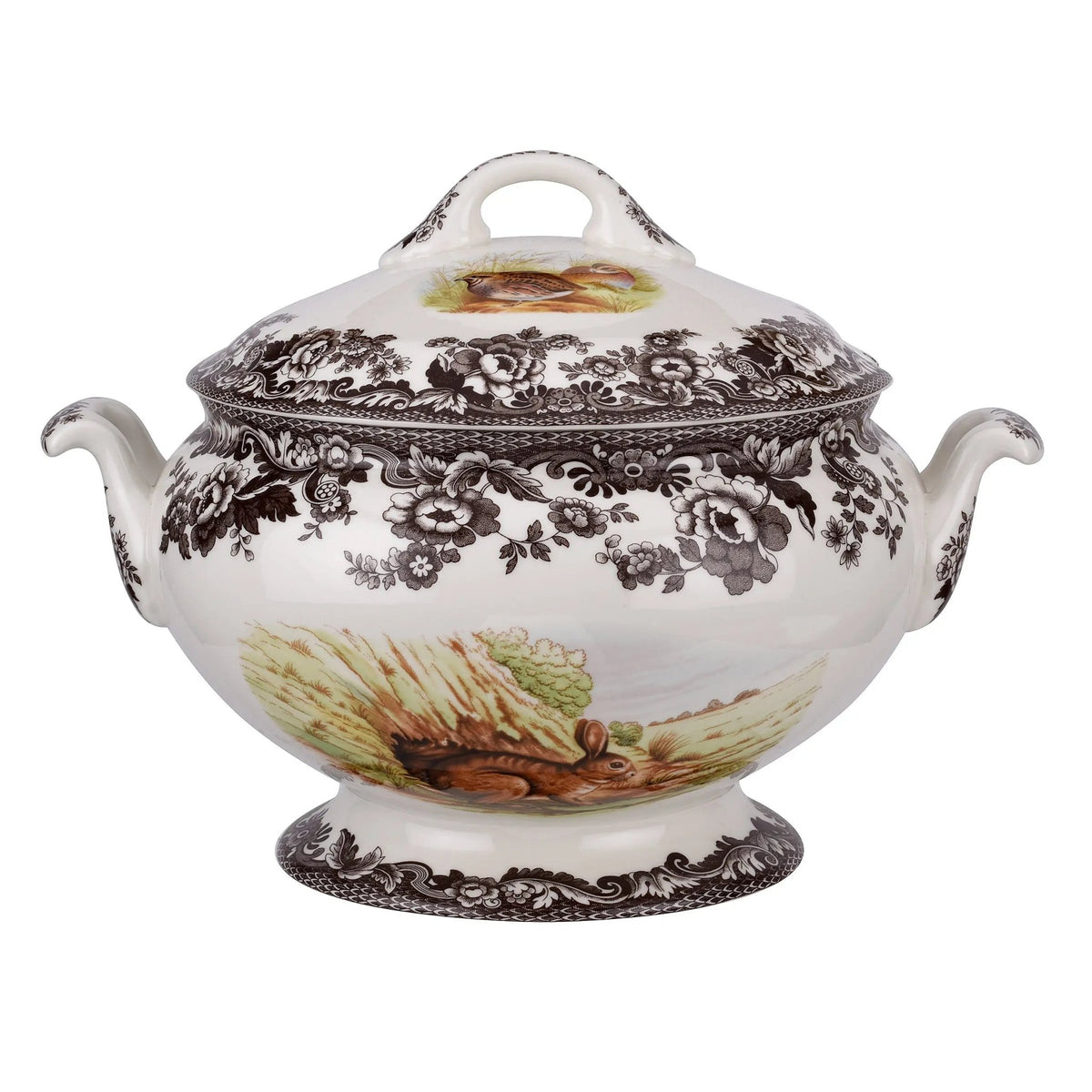 Woodland Dinnerware / Serveware / Bakeware Soup Tureen & Cover (Rabbit/Quail/Pintail) Spode
