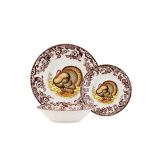 Woodland Turkey 12 Piece Set Spode - Crystal House