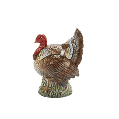 Woodland Turkey Gravy Boat and Ladle Spode