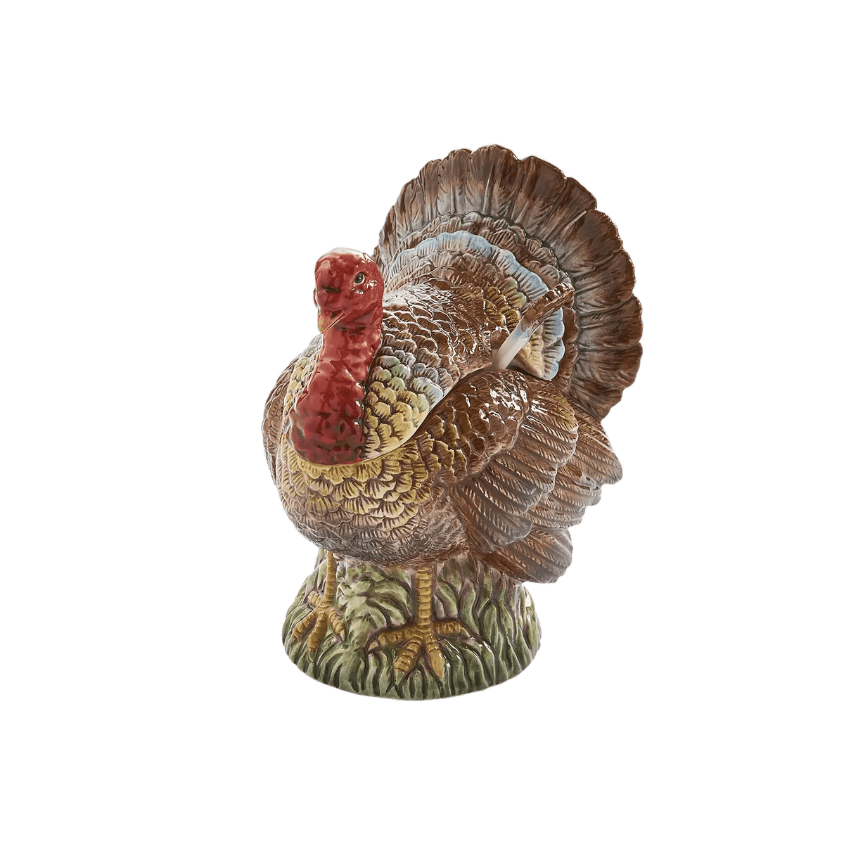 Woodland Turkey Gravy Boat and Ladle Spode