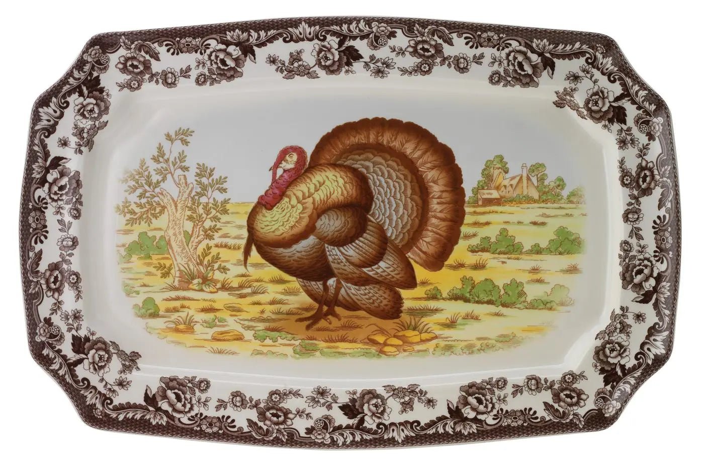 Woodland - Turkey Rectangular Platter (Turkey) Spode