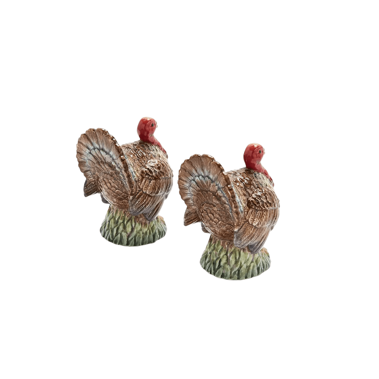 Woodland Turkey Salt and Pepper Spode