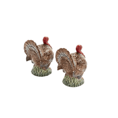 Woodland Turkey Salt and Pepper Spode