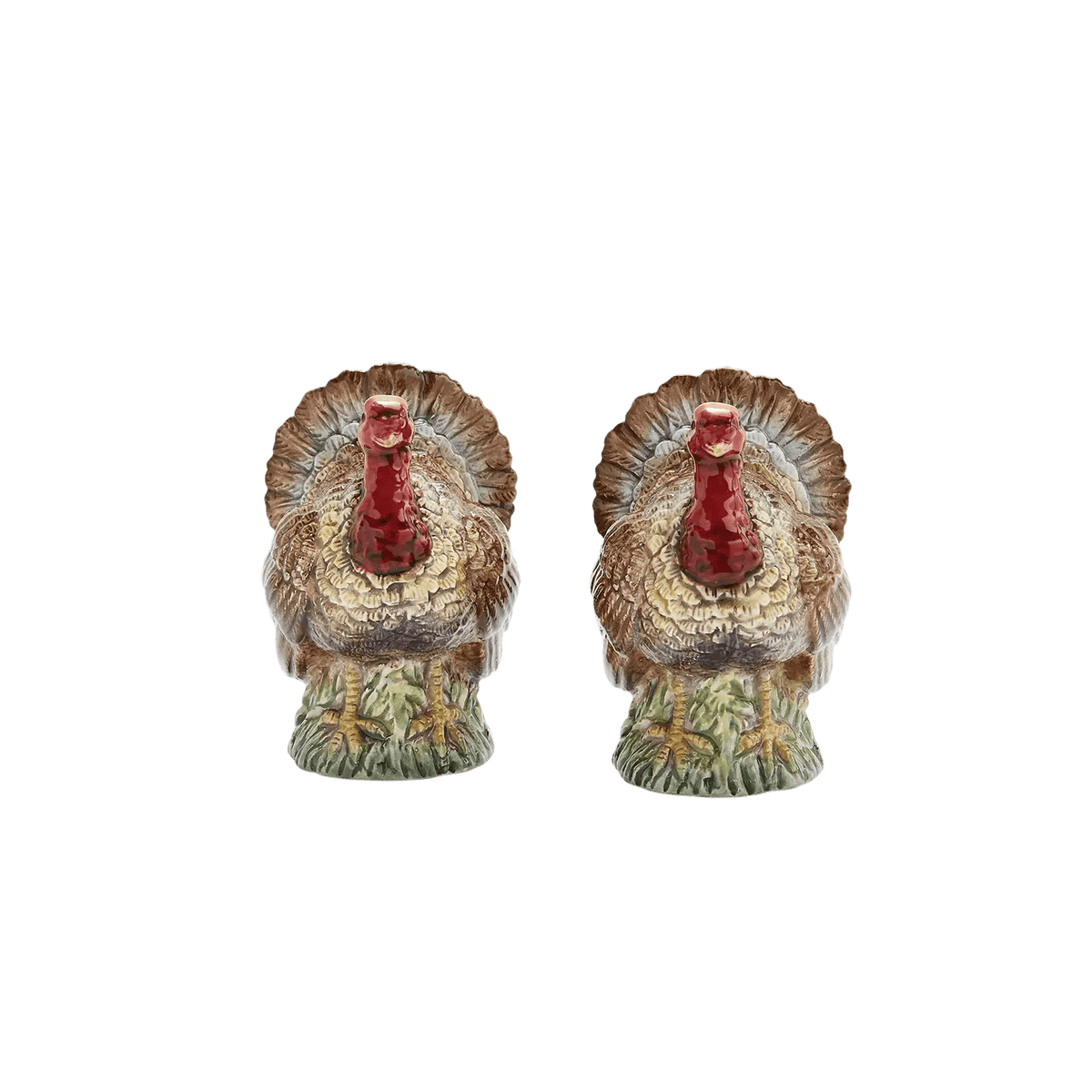 Woodland Turkey Salt and Pepper Spode