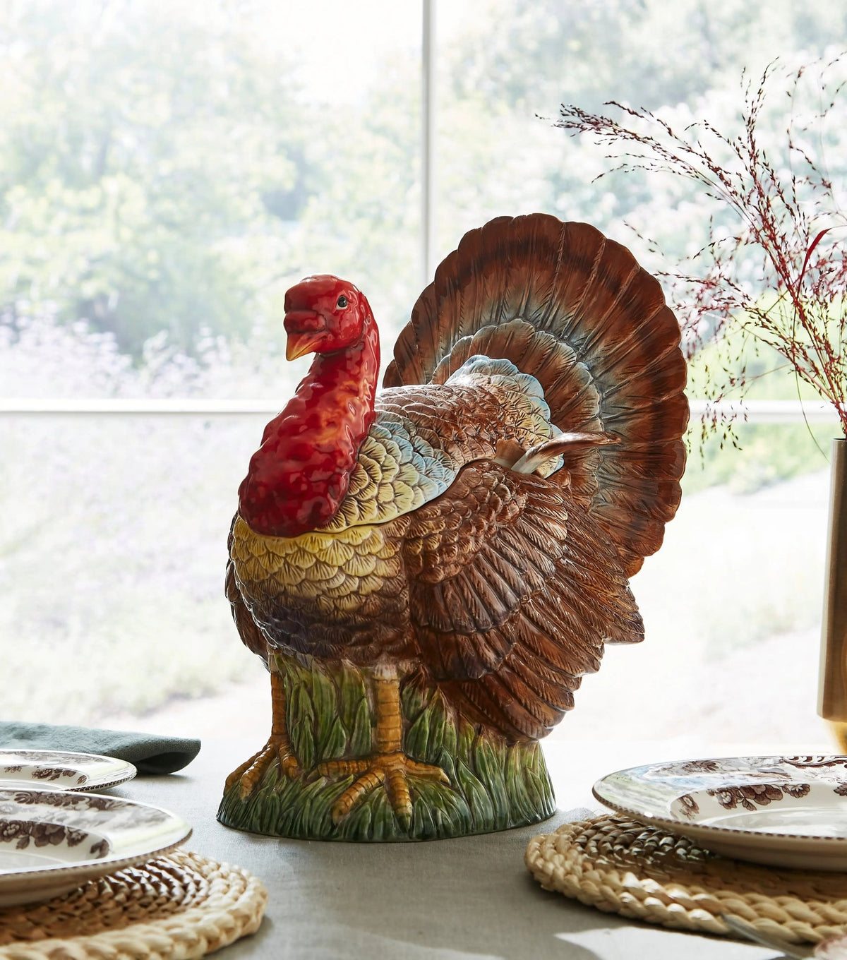 Woodland Turkey Soup Tureen Spode