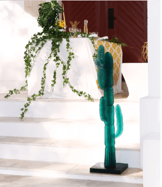 XL Jardin de Cactus Green Cactus by Emilio Robba Daum - Crystal House
