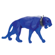 XL Wild Panther in Blue by Richard Orlinski 8 ex Daum