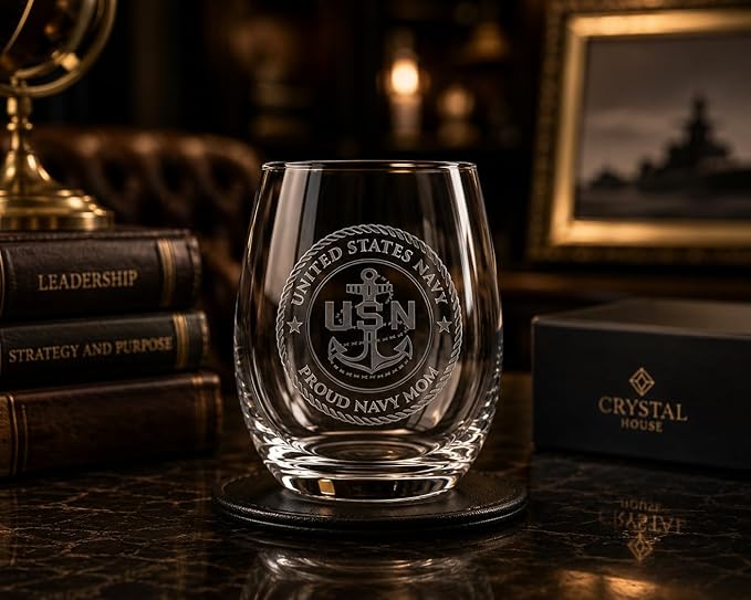 Your own Logo Text Personalized Custom Crystal Glass - Luxury Gift Crystal House - Crystal House