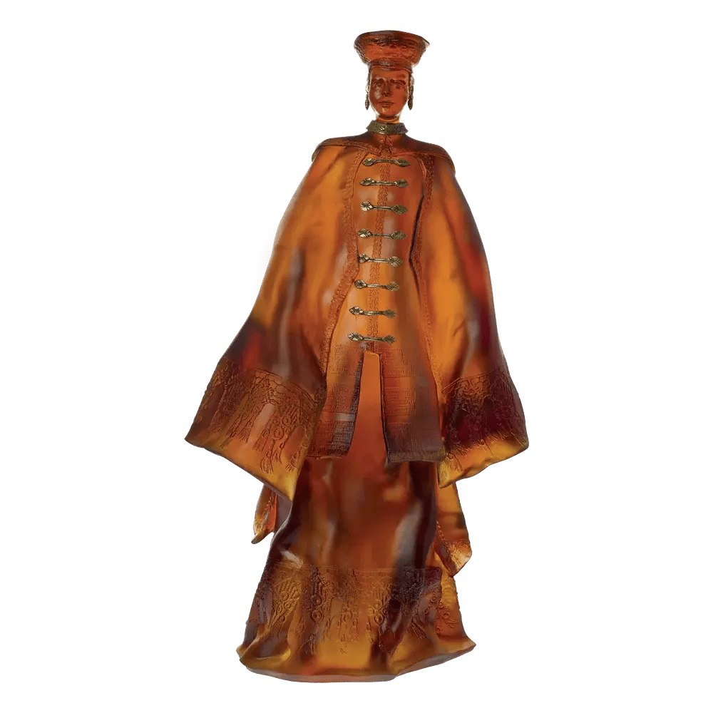 Zhao in Amber by Paul Beckrich 8 ex Daum