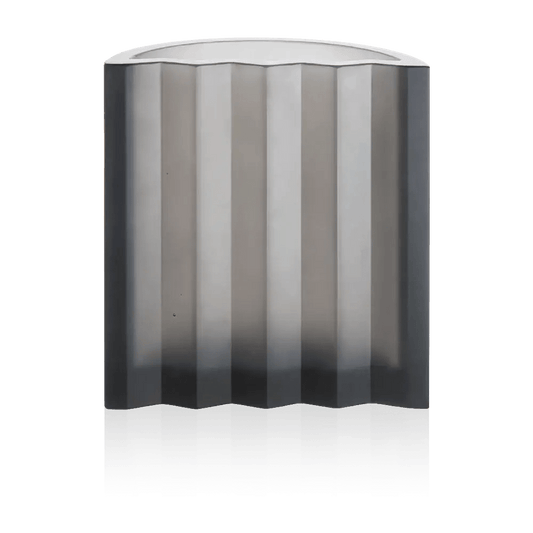 ZigZag Vase in Grey by Victoria Wilmotte 300 ex Daum