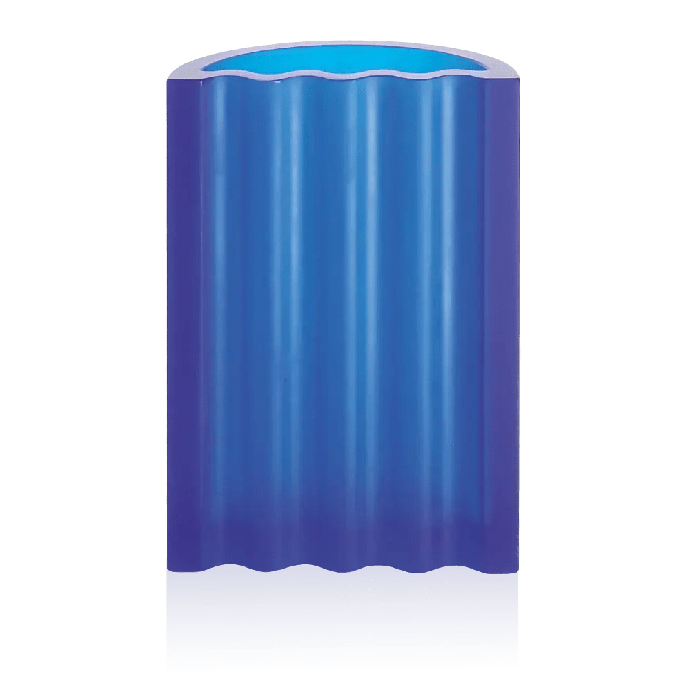 ZigZag Vase in Grey by Victoria Wilmotte 300 ex Daum