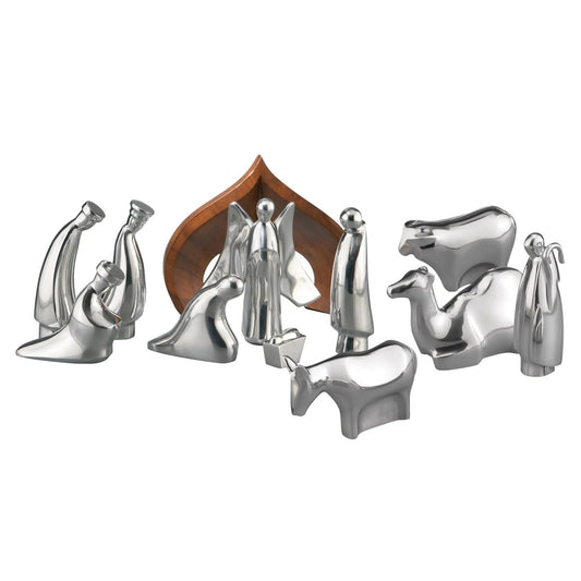 12-Piece Nativity Set with Free Storage Box Nambé