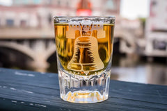 1776 Engraved Shot Glass - (PAIR) Crystal House