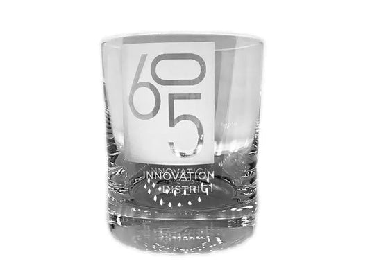 4th July US Flag Engraved Whiskey Glass Crystal House