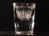 Americas Navy Fluted Shot Glass (PAIR)
