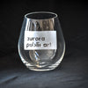 Aurora Public Art - Stemless Wine Glasses