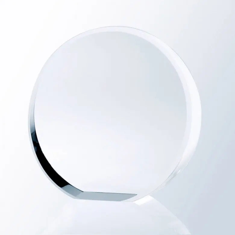 BEVELED CIRCLE AWARD - Crystal House