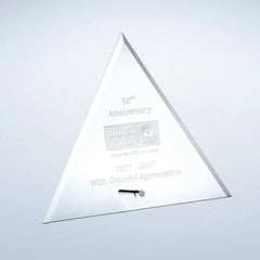 BEVELED TRIANGLE W/ ALUMINUM POLE