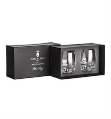 BLUE MING CASE WITH 2 OLD FASHIONS