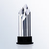 PRESIDENT DIAMOND AWARD - BLACK CRYSTAL ROUND BASE