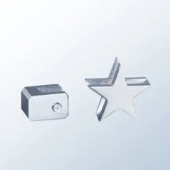 CHROME RECTANGLE HOLDER - Crystal House