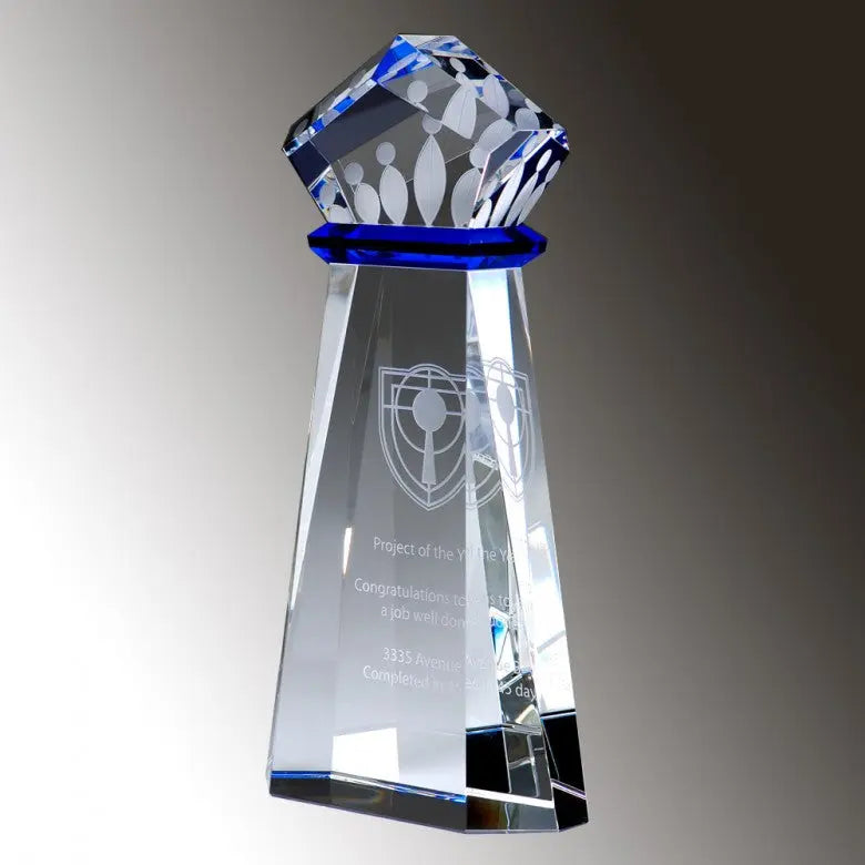CROWN ACHIEVEMENT -  OPTIC CRYSTAL Crystal House - Prism
