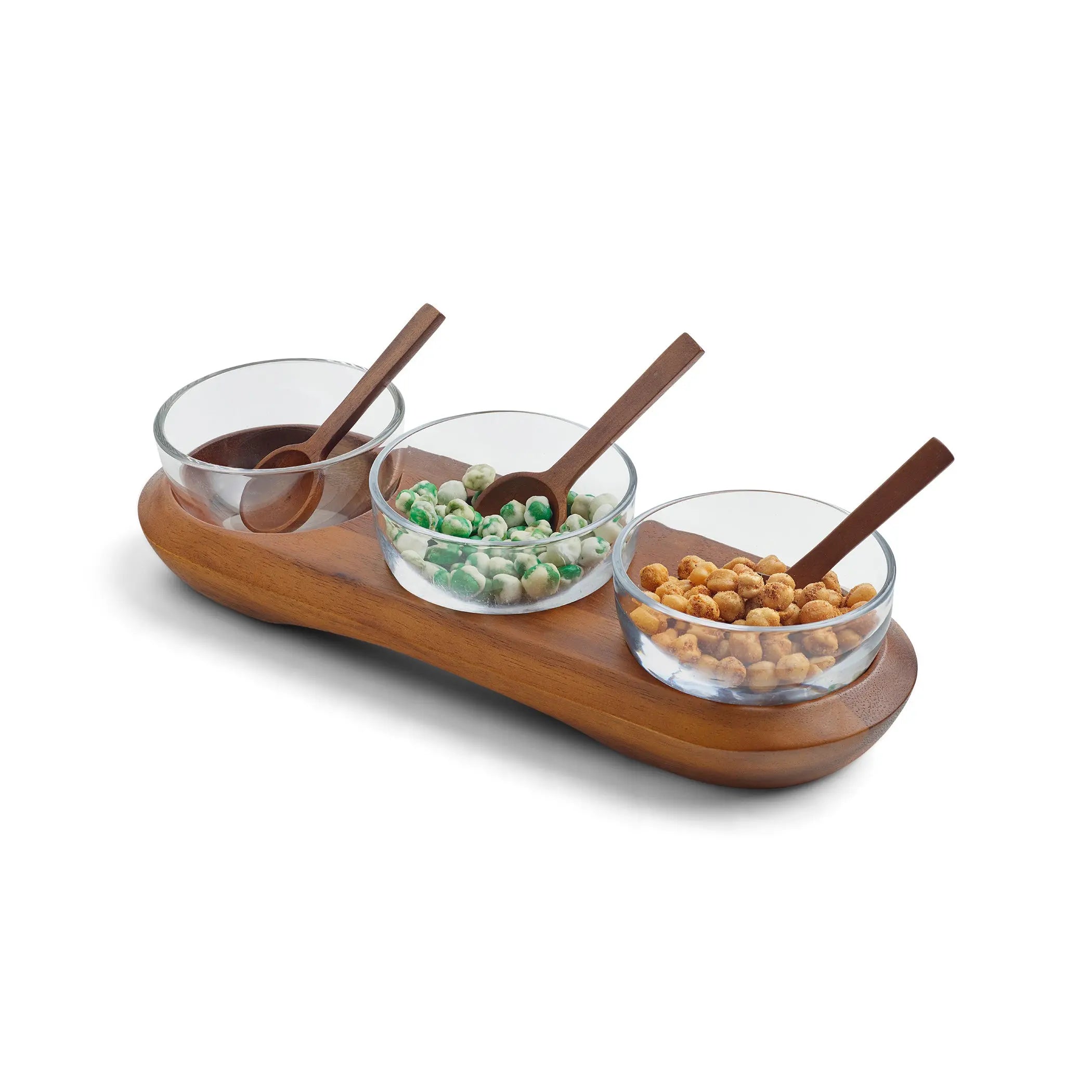 Cooper Triple Condiment Server w/ Spoons