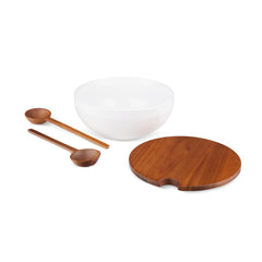 Duets Salad Bowl w / Lid & Servers
