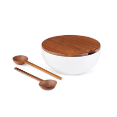 Duets Salad Bowl w / Lid & Servers