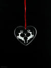 My Deerest - Heart Ornament