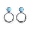 Marina Luxe Silver Loop Earrings