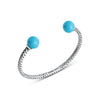 Marina Braid Silver Cuff Bracelet