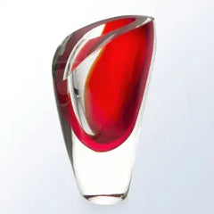 LUSH VASE BLUE/GREEN/PURPLE/RED - ART GLASS
