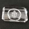 Navy Chief Crystal Paperweight