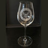 Military Insignia - White Wine Glass (PAIR)