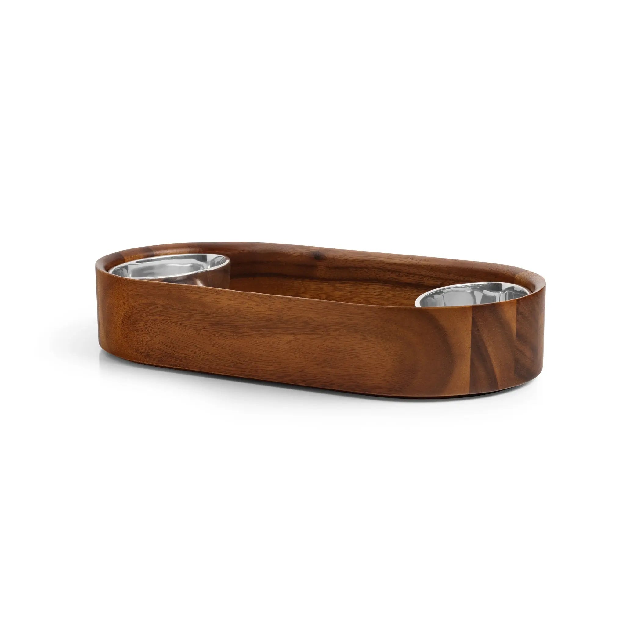 Oblong Nest Chip & Dip - Crystal House