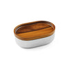 Oblong Nest Bowl w/ Wood Lid