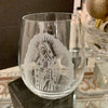 Our Lady - Stemless Wine Glass