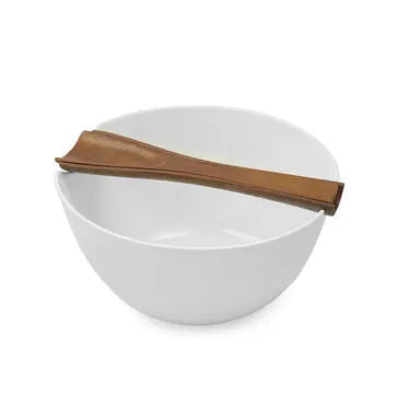 Quatro Salad Bowl w/servers - Crystal House