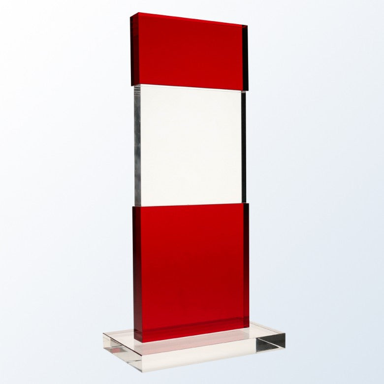 RED TIERED POST Crystal House - Prism