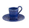 Rua Nova - Coffee Cup & Saucer Indigo Blue