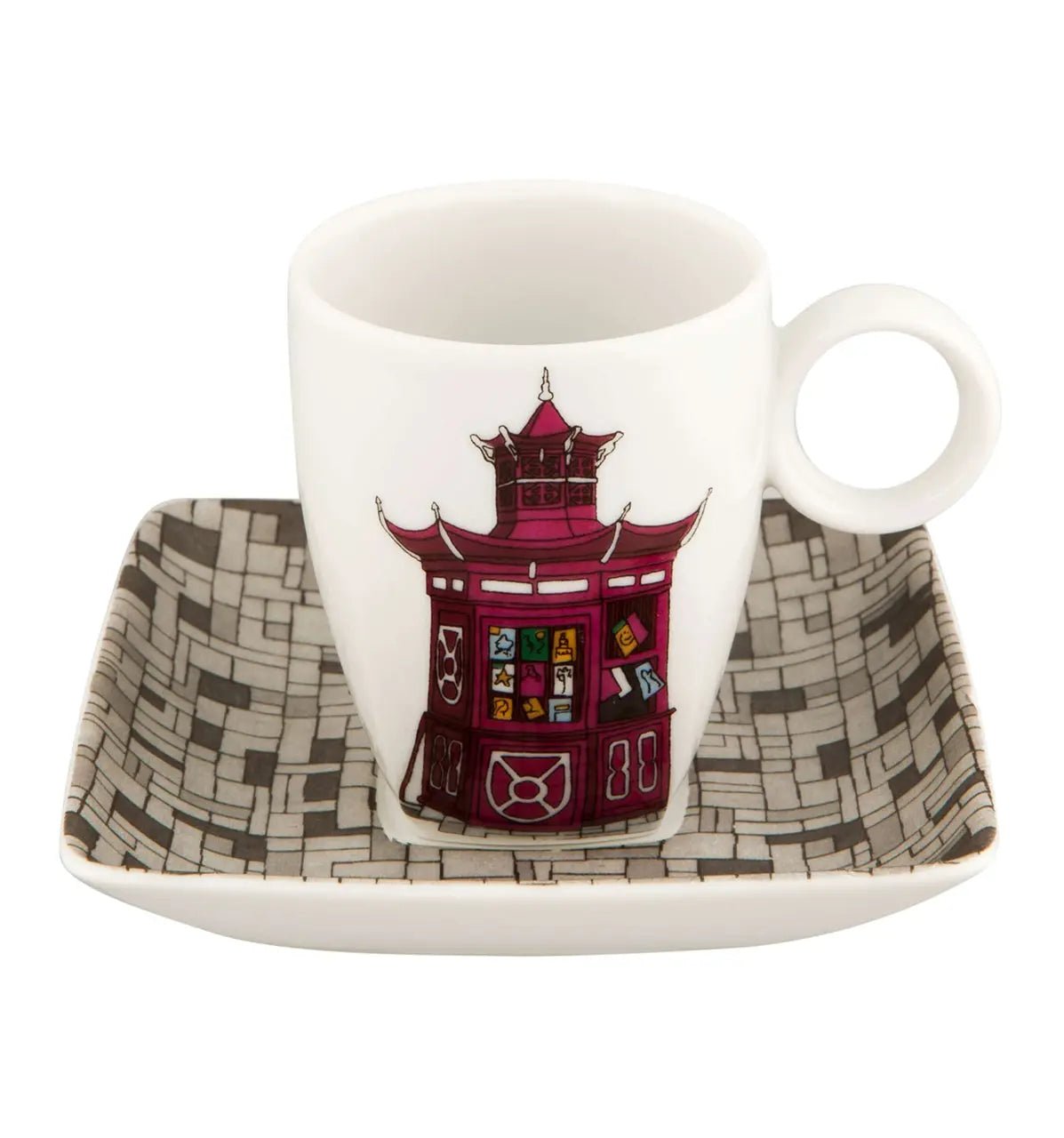 ALMA DO PORTO COFFEE CUP & SAUCER QUIOSQUE Vista Alegre